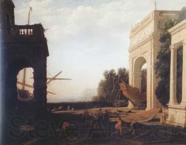 Claude Lorrain Coastal View (mk17) France oil painting art